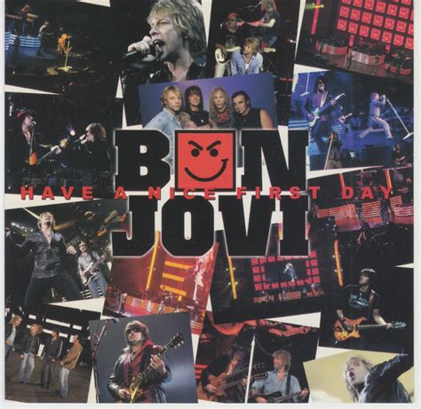 BON JOVI HAVE A NICE FIRST DAY 2CD 2006 4 8 Redbank S BON JOVI