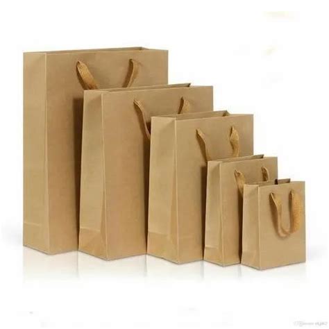 Brown Paper Bag For Shopping Capacity Kg At Rs Piece In Delhi