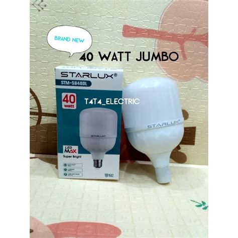 Jual LAMPU LED STARLUX MAX 40 WATT JUMBO GARANSI 1 TAHUN SNI Shopee