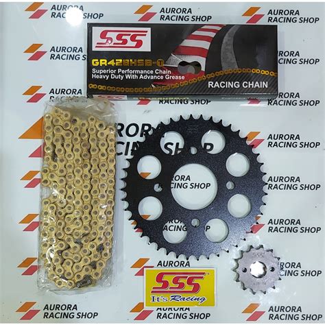 Jual Gear Set Sss Black Cbr R Cb R Sonic R Gtr R