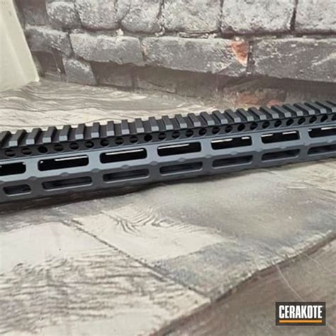 AR15 Handrail using Sniper Grey | Cerakote