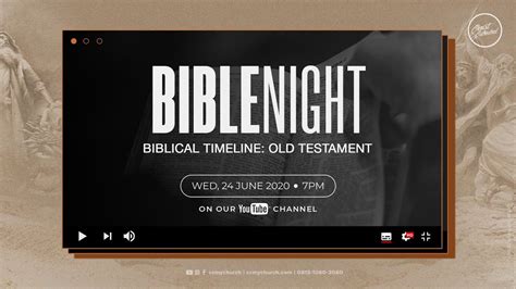 BIBLE NIGHT Biblical Timeline Of Old Testament Kitab Kitab