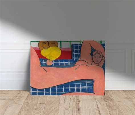 Henri Matisse Large Reclining Nude Poster Henri Matisse Naked Woman Print Henri Matisse