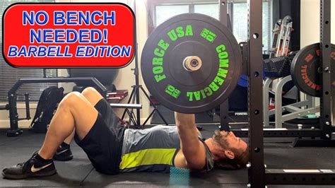 Chest Exercises On The Floor No Bench Needed Barbell Edition YouTube