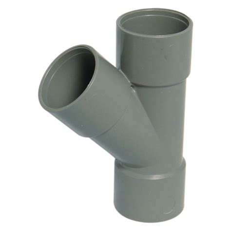 FloPlast 40mm Grey Solvent Weld 135 Branch Selco