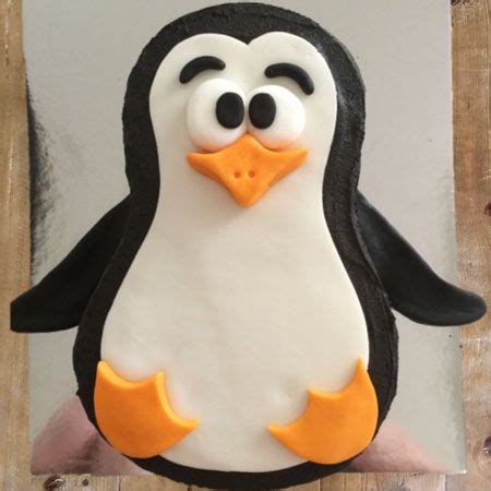 Easy Diy Penguin Birthday Cake Kit Cake The Rescue Penguin Cakes