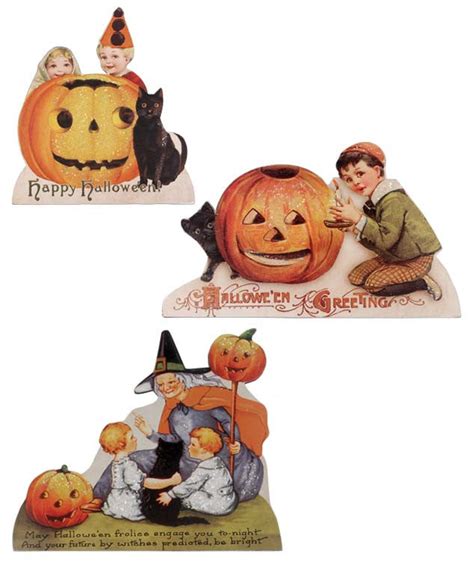 Happy Halloween Vintage Style Dummy Boards Decorations | Bethany Lowe ...