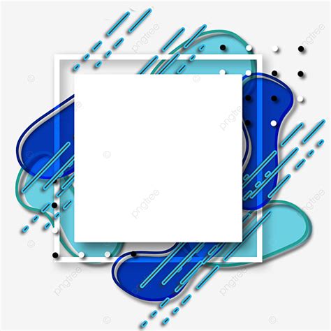 Irregular Graphics White Transparent Irregular Graphic Border Element