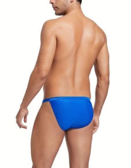 New Men S Sexy Blue Buckle Low Rise Speedo Style Bikini Swim Brief Gay