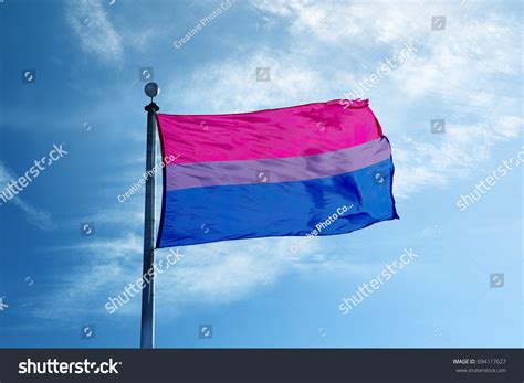 Bisexual Pride Flag On Mast Stock Photo 694117627 | Shutterstock