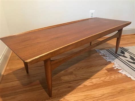 Great Condition Vintage Lane Coffee Table Surfboard Mid Etsy Lane