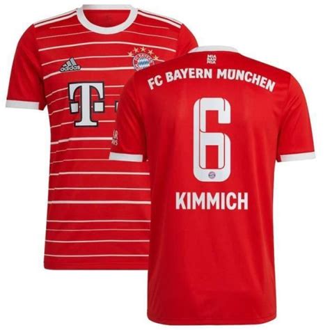 Maillot Authentique Bayern Munich Domicile 6 Kimmich 2022 2023 Nouveau