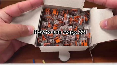 How To Use Wago 221 Splicing Connectors Youtube