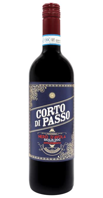 Corto Di Passo Nero DAvola Sicilia Doc Appassimento Orvino Wines