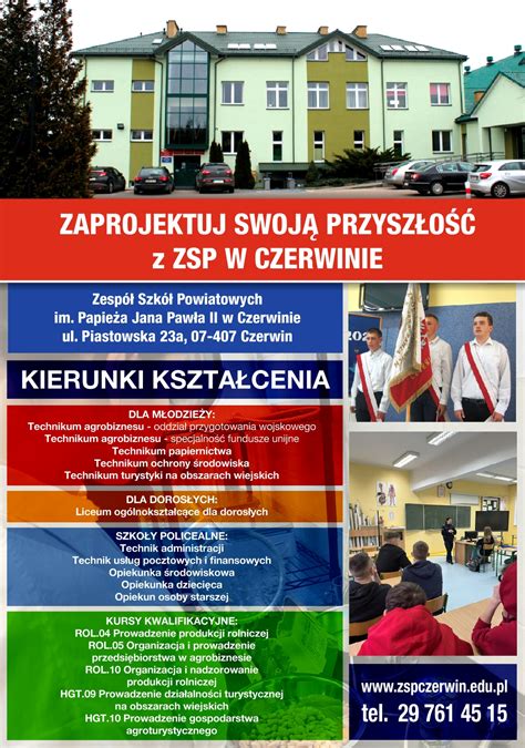 Oferta Edukacyjna Na Rok Szkolny Zesp Szk Powiatowych W