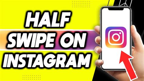 How To Half Swipe On Instagram Easy Youtube