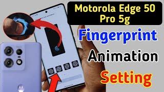 Moto Edge 50 Pro 5g Me Finger Lock Kaise Lagaye How To Set Finger Lock