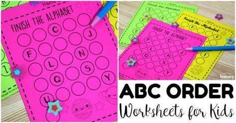 A to Z Race! Finish the Alphabet Worksheets for Kids - Look! We're Learning!