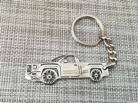 Birthday T Custom Keychain Gmc Keychain Personalised Car Etsy