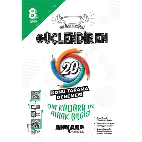 8 Sınıf Güçlendiren Din Kültürü ve Ahlak Bilgisi 20 Konu Tarama