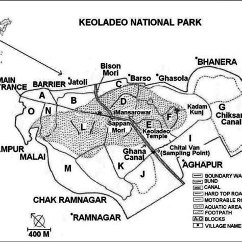 Location map of Keoladeo National Park near Bharatpur city | Download ...