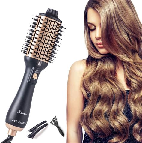 Aibesser Hair Dryer Brush Hot Air Brush Volumizer Upgrade Brush Blow Dryer For Hair Styling