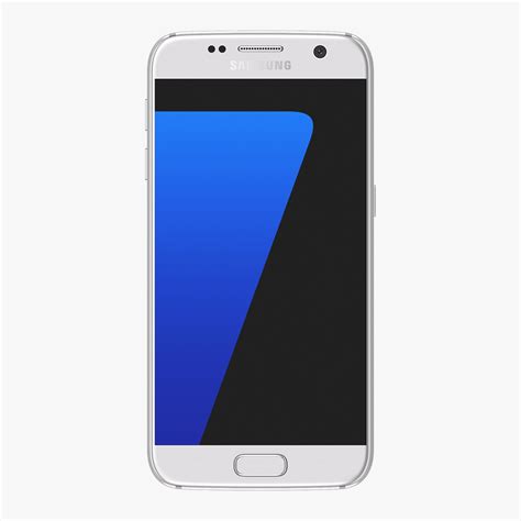 Samsung Galaxy S7 Edge White 3d Model 49 Obj Fbx Max Free3d