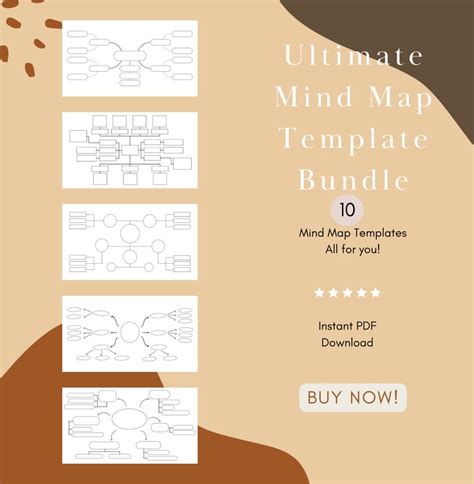 Mind Map Planner Mind Mapping Diagram Printable Mind Map - Etsy