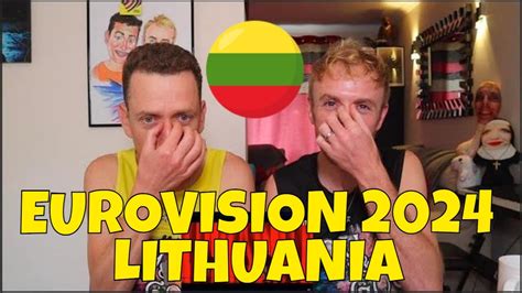 LITHUANIA EUROVISION 2024 REACTION SILVESTER BELT LUKTELK YouTube