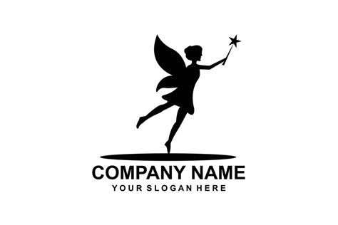 Fairy Logo Silhouette 42703824 Vector Art At Vecteezy