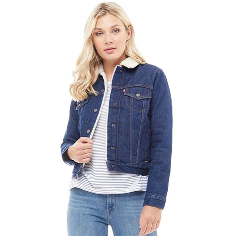 Buy Levis Womens Original Sherpa Trucker Jacket Vast Waters