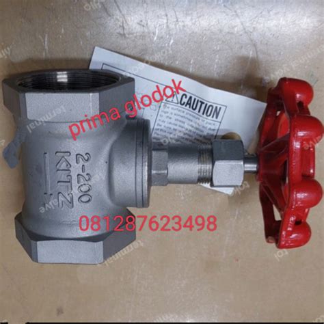 Jual Globe Valve Kitz 2inchglobe Valve Kitz Stainless 304 2inch Jakarta Barat Prima Glodok