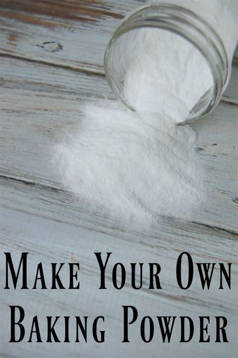 Make Your Own Baking Powder In 2024 Homemade Baking Powder Make