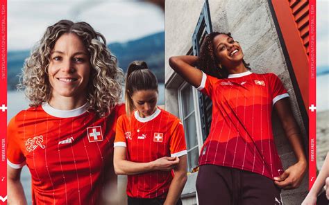 Nova camisa da Seleção Feminina da Suíça Copa do Mundo 2023 PUMA