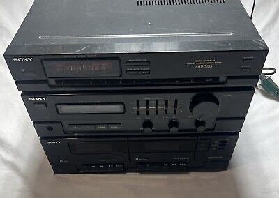 Vintage Sony LBT D105 Hi Fi Stereo Double Deck Receiver System Dual