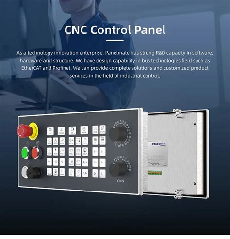 CNC Control Panel EtherCAT Bedienfeld für Flexium CNC bei HMI PLC Num