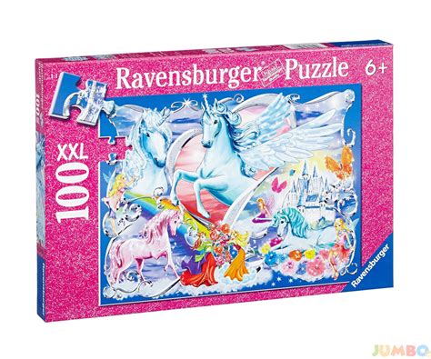 Пъзел Ravensburger 100 ел. - Удивителни еднорози – Мечо.бг