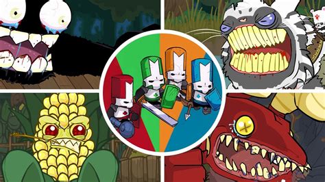 Castle Crashers Remastered All Bosses Ending Youtube