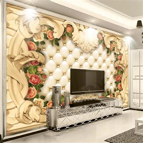 Beibehang Custom Large 3d Wallpaper Photo Mural Continental Border