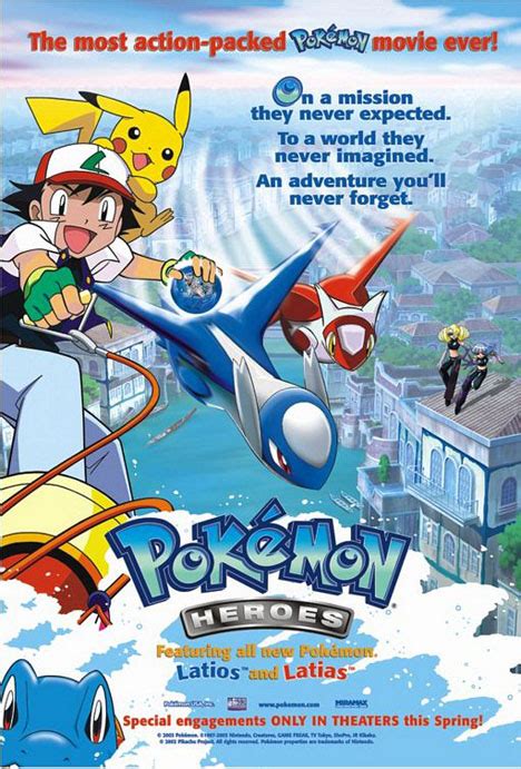 Pokémon Heroes 2002 Poster 1 Trailer Addict