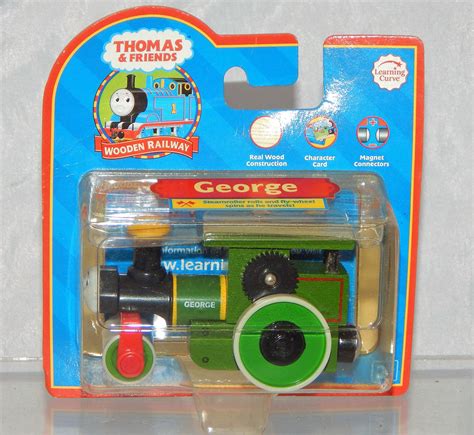 Thomas Tank Engine Wooden GEORGE Steamroller NEW IN PACKAGE Retired LC ...