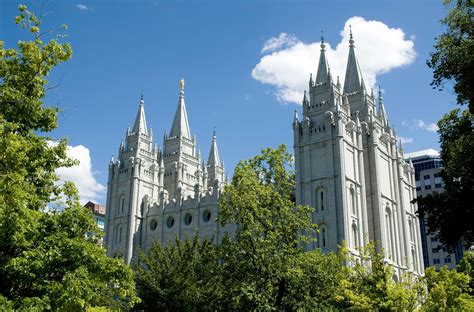 Salt Lake City Mormon Temple - Security National Life