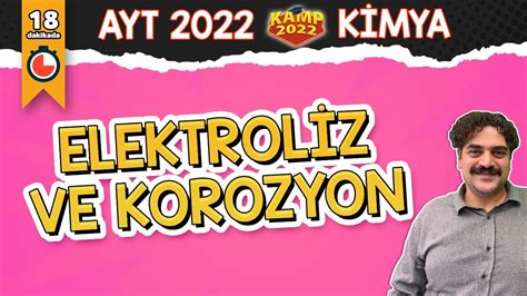 Elektroliz Ve Korozyon AYT Kimya Kamp2022 YouTube