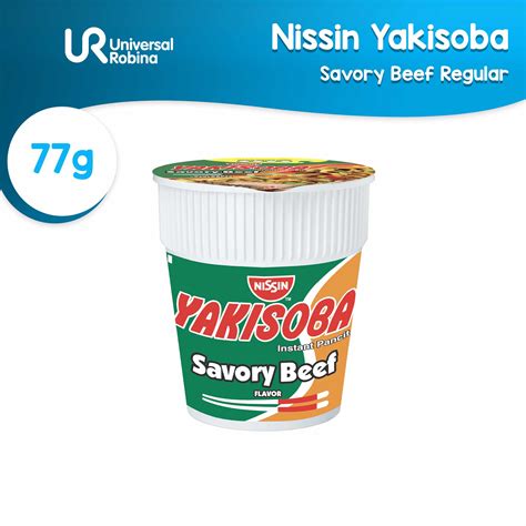 Nissin Yakisoba Savory Beef Regular Cup G Lazada Ph