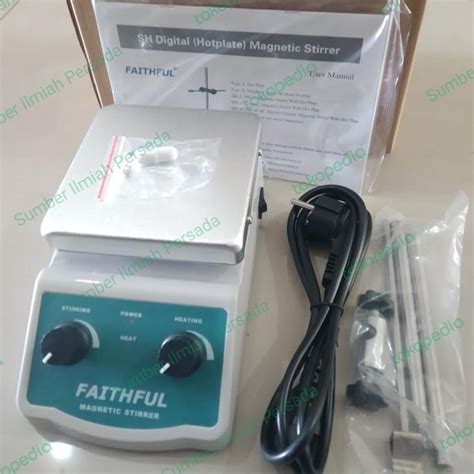 Jual Hot Plate Stirrer Faithful Magnetic Hotplate Stirer Lab Sh Original Dan Terlaris Shopee