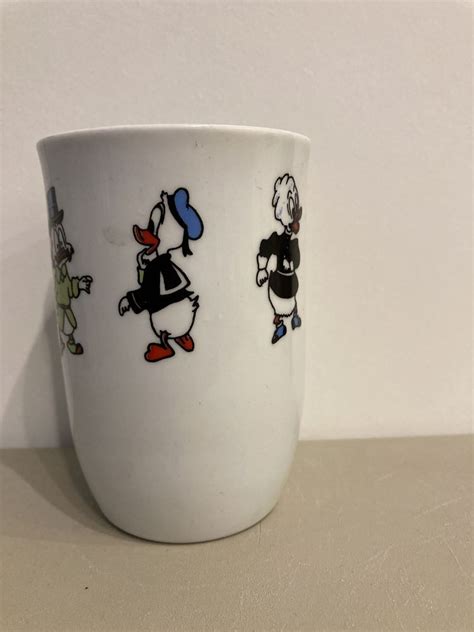 Stary Kubek Kaczor Donald Myszka Miki Porcelana Chodzie Prl Vintage