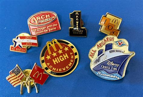 Vintage Mcdonalds Enamel Pins for Shirt/lapel/bag/hat Your Choice - Etsy