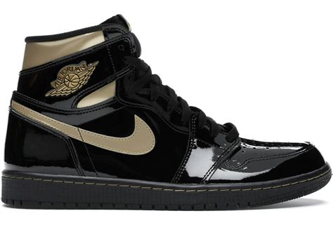 Jordan 1 Retro High Black Metallic Gold 2020 555088 032