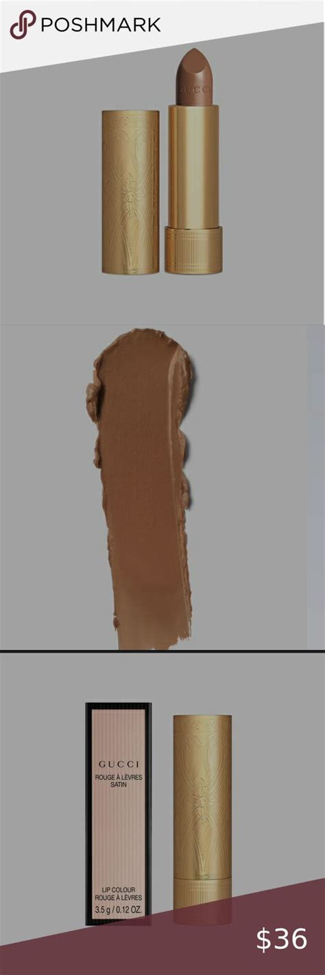 GUCCI 105 Susan Nude Rouge à Lèvres Satin Lipstick BNIB Satin lipstick Fashion tips Lipstick