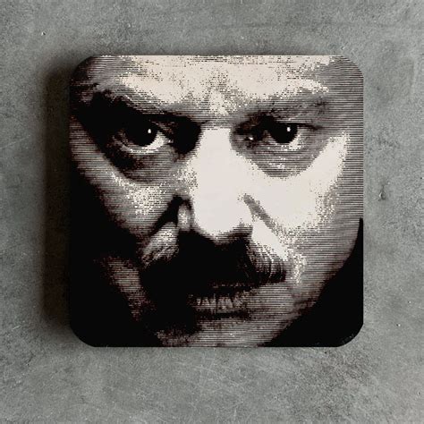 1984 Big Brother Face Drinks Coaster